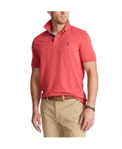 Polo Ralph Lauren Men's Classic Fit Jersey Polo Shirt In Sunrise Red