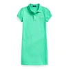 Polo Ralph Lauren Kids' Cotton Mesh Polo Dress In Sunset Green/c3125