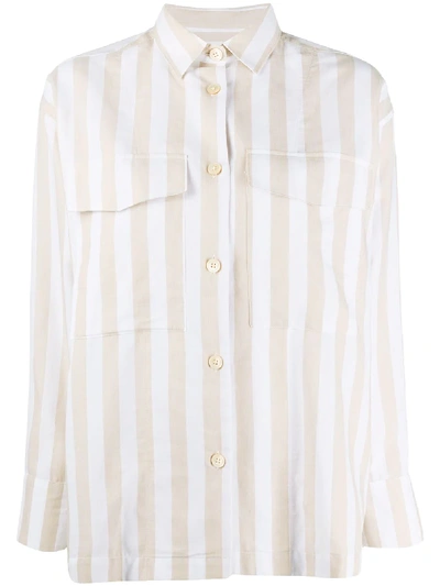A Kind Of Guise Tano Striped Shirt In White