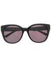 Balenciaga Dynasty Square-frame Sunglasses In Black