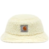Carhartt Shearling Bucket Hat In White
