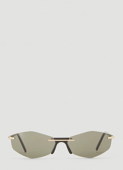 Andy Wolf Nitra Sunglasses In Grey In Silver