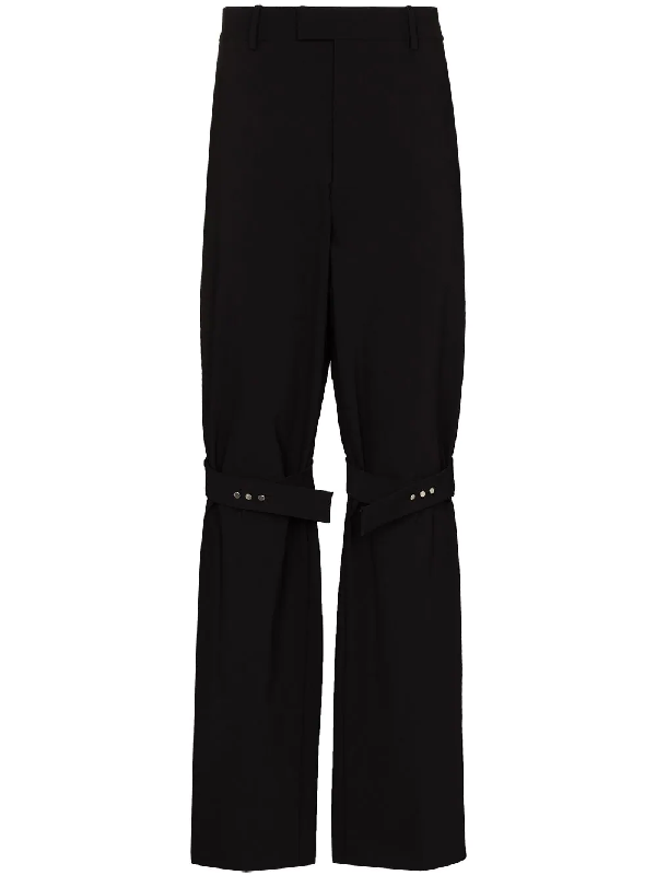 Bottega Veneta Stud-detail Trousers In Black | ModeSens