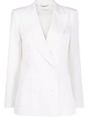 ALBERTA FERRETTI DOUBLE-BREASTED FITTED JACKET