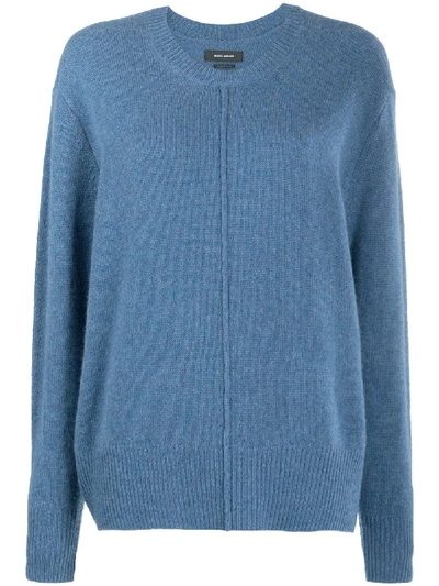 Isabel Marant Cashmere Mix Knit Jumper In Blue