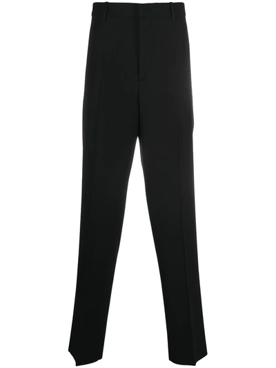 Jil Sander Single-pleat Trousers In Black