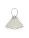 Nita Suri Women's Lia Pyramid Leather Top Handle Bag In Glass