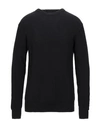 Kaos Man Sweater Black Size Xl Acrylic, Wool