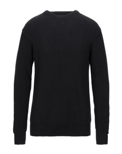 Kaos Man Sweater Black Size Xl Acrylic, Wool