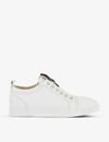 CHRISTIAN LOUBOUTIN CHRISTIAN LOUBOUTIN WOMENS WHITE F.A.V FIQUE A VONTADE LEATHER TRAINERS,38685691