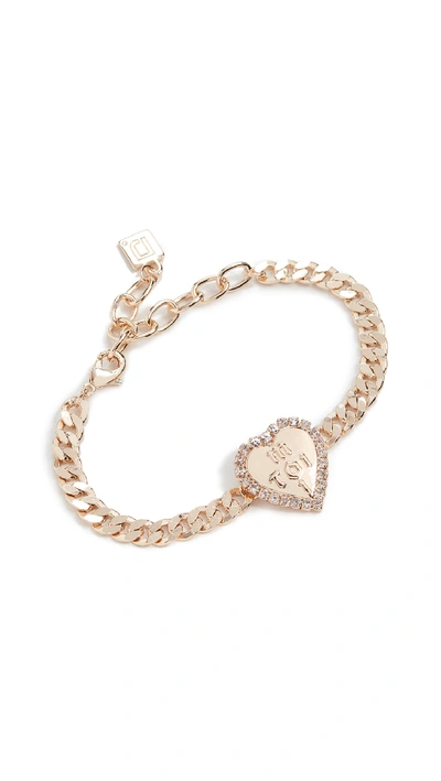 Dannijo Octave Crystal-embellished Bracelet In Gold