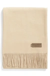 Sferra Cashmere Dorsey Throw In Champagne