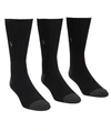 Polo Ralph Lauren 3-pack Ribbed Socks In Black