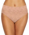 Wacoal Halo Lace Hi-cut Brief In Rosebuck