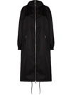 PRADA HOODED GABARDINE RAINCOAT