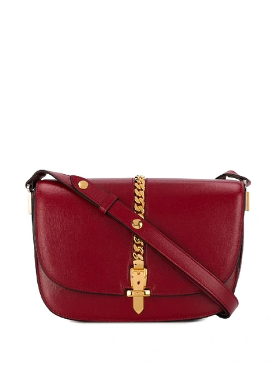 Gucci Sylvie 1969 Shoulder Bag In Red