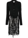 BOTTEGA VENETA FRINGED CARDIGAN