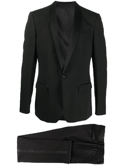 Dolce & Gabbana Single-breasted Three-piece Suit In Black