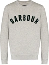 Barbour Prep Logo-patch Sweatshirt In Grey