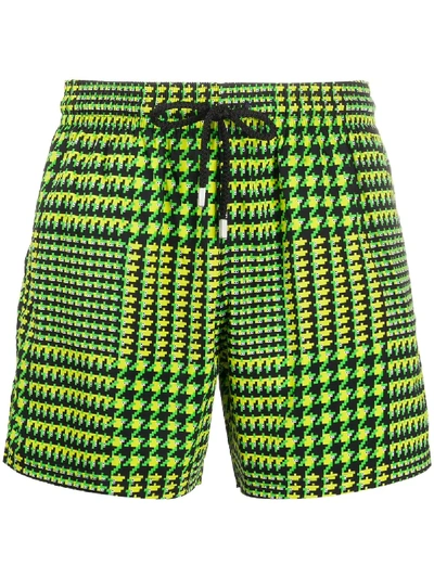 Vilebrequin Crocros Swim Shorts In Green