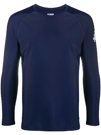 Vilebrequin Long Sleeved Rashguard Top In Blue