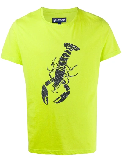 Vilebrequin Lobster Print T-shirt In Green