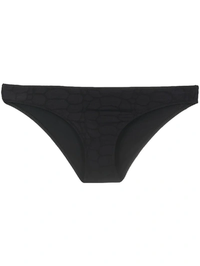 Vilebrequin Ecailles De Tortues Midi Bikini Bottoms In Black