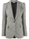 P.A.R.O.S.H CHECKED FITTED BLAZER