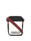 ALEXANDER MCQUEEN LOGO PATCH MESSENGER BAG