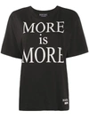 BOUTIQUE MOSCHINO MORE IS MORE PRINT T-SHIRT