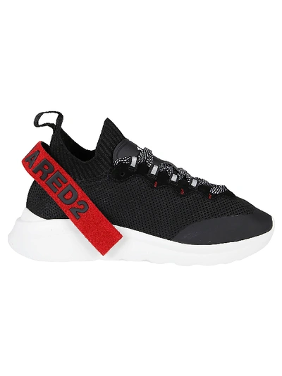 Dsquared2 Speedster Lace-up Low Top Trainers In Black