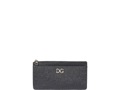Dolce & Gabbana Logo Cards Holder In Black