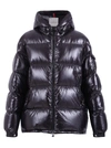 Moncler Men's Ecrins Shiny Down Puffer Jacket In Black