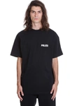 VETEMENTS T-SHIRT IN BLACK COTTON,11455689