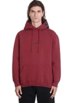 VETEMENTS SWEATSHIRT IN BORDEAUX COTTON,11455680