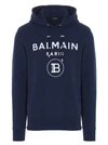 BALMAIN BALMAI FOIL HOODIE,11455643