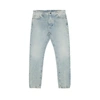 PALM ANGELS BACK LOGO JEANS FROM THE PRE F/W2020-21 COLLECTION IN WASHED BLUE,11455589