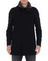 HERNO PADDED COAT WITH COLLAR FUR DETAIL,11454983