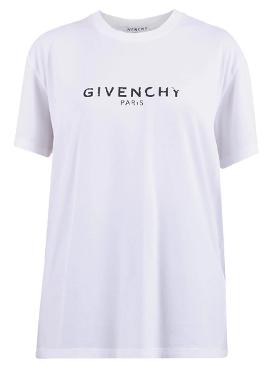 Givenchy Branded T-shirt In White
