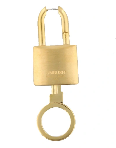 Ambush Lock Key Earrings In Gold