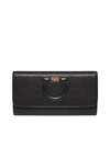 FERRAGAMO GANCIO CITY LEATHER WALLET BAG,11454507