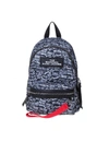 MARC JACOBS BACKPACK IN NYLON colour BLACK WITH CONTRAST PRINT,11453791