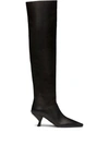 PRADA OVER-THE-KNEE 65MM POINTED BOOTS