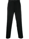 ERMENEGILDO ZEGNA STRAIGHT-LEG WOOL TROUSERS