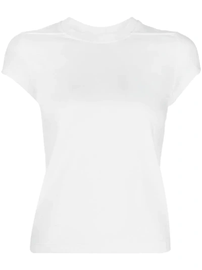Rick Owens Stretch Short-sleeved T-shirt In White