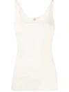 TOTÊME RIBBED KNIT waistcoat TOP