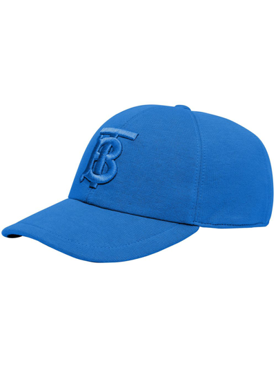 Burberry Tb 经典logo棒球帽 In Blue
