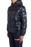 Moncler Men's Ecrins Shiny Down Puffer Jacket In Navy