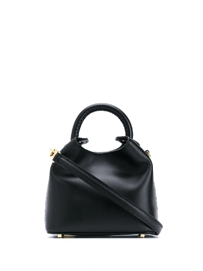 Elleme Black Leather Handbag