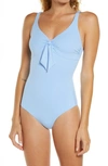 MELISSA ODABASH LISBON KNOTTED ONE-PIECE SWIMSIUT,LISBON